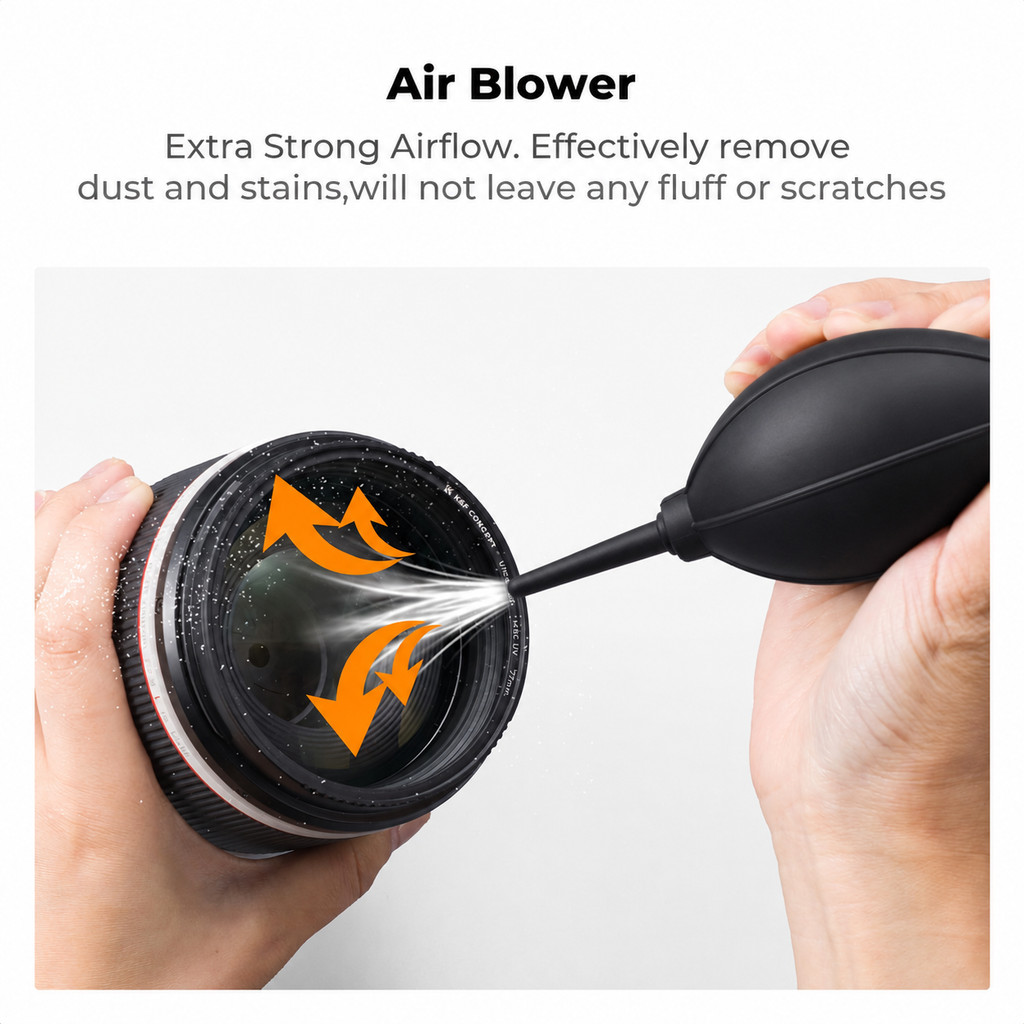 Professional 6in1 a Lens leaning Kit 120ml Fluid Air Blower Sensor Sbs Pen Brush Mirofiber loth for