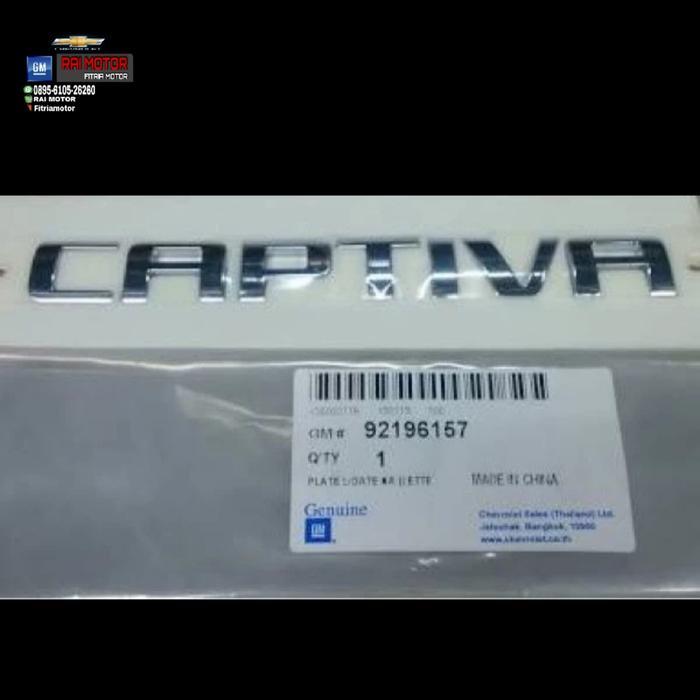 Emblem Chevrolet Captiva/ Emblem Captiva Gm
