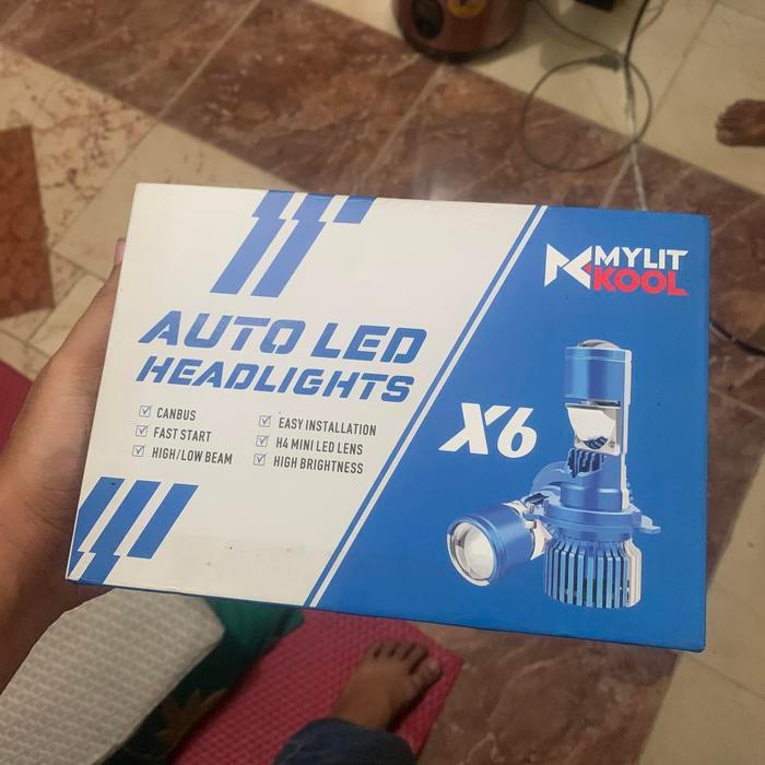 LAMPU MINI PROJIE OTTO X6 SOKET H4 - OTTO H6