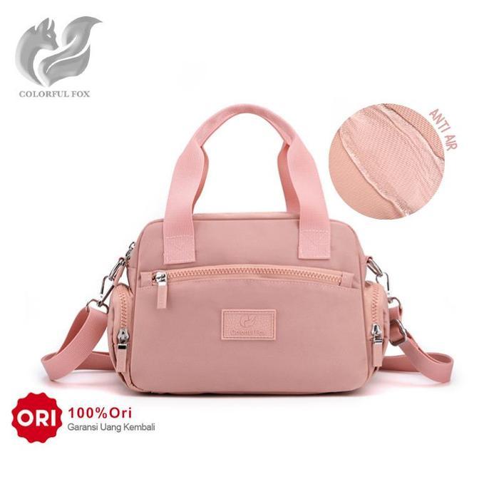 Terlaris Tas Selempang Wanita Anti Air Colorful Fox 0433