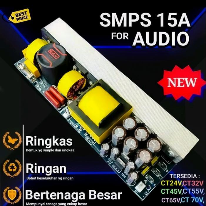 READY SMPS audio 10A & 15A ( CT ), TRAFO SMPS untuk AUDIO , MURNI 10 AMPERE 15 . 20A CT 20 FULL