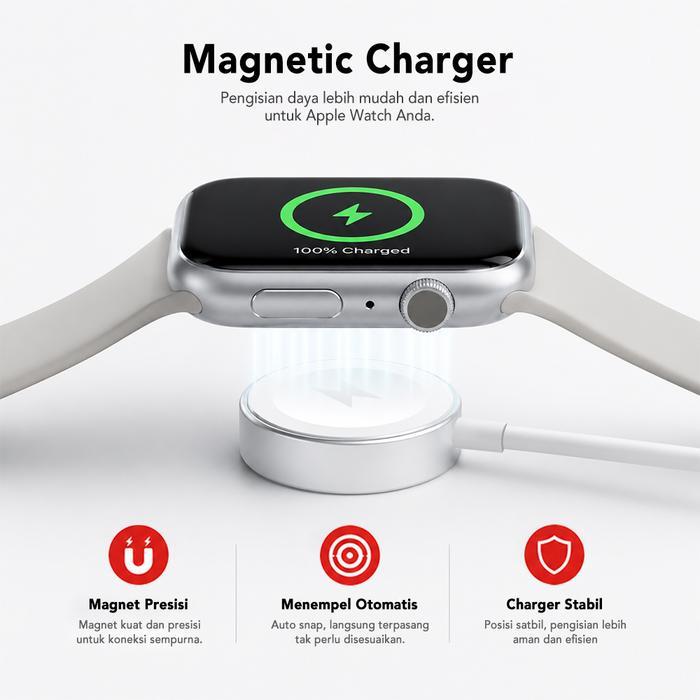 AMINO 006 Charger Compatible For Watch Wireless Magnetic Cable