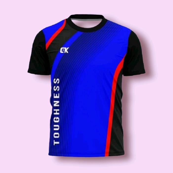 Premium Baju Jersey Olahraga Printing/Jersey Volly Keren/Baju Training/Kaos Bulutangkis/Baju Futsal