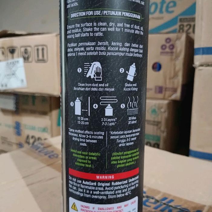 Flinkote Semprot Autogard Rubberized Undercoat