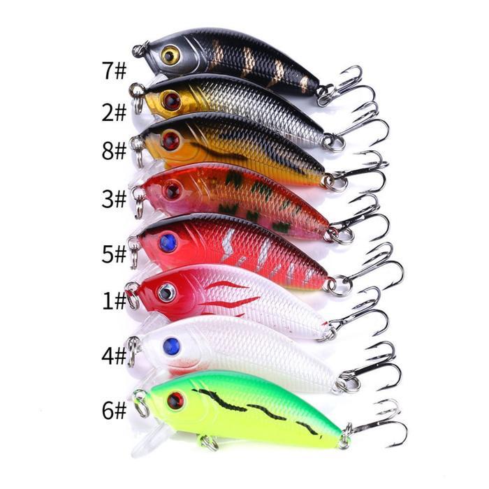 Umpan Pancing Ikan Casting / Fishing Lure Minnow / Minnow Lure Floating Uk 5 cm