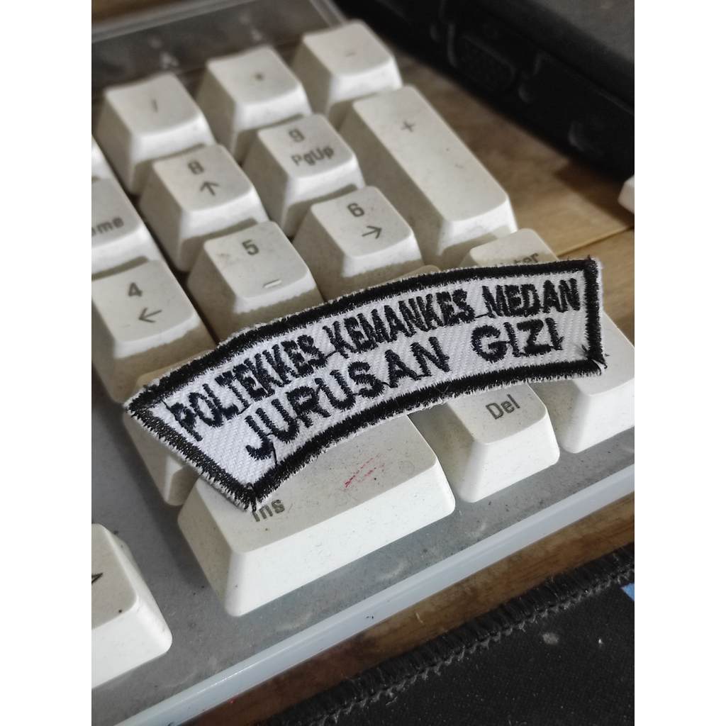 Patch Bordir Komputer Bet Poltekkes Kemenkes Medan Jurusan Gizi Model Lengkung