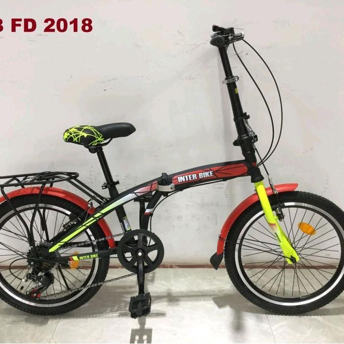 sepeda 20 lipat new phoenix 6656 / phoenix star / velion / interbike - lipat interbike merah uk 20