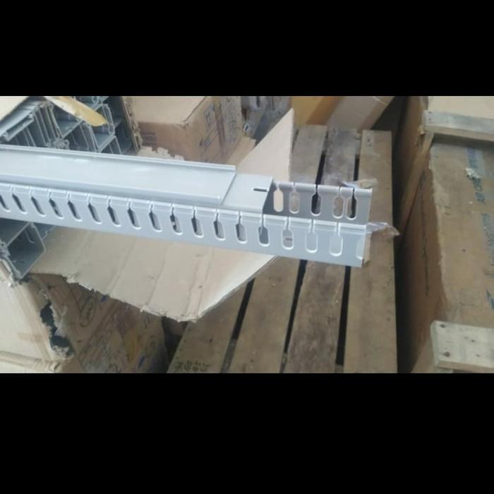 Kabel Duct 100X100 Wiring Duct Slot Cable Duct 100 X 100 Merk Pm Pvc Abu