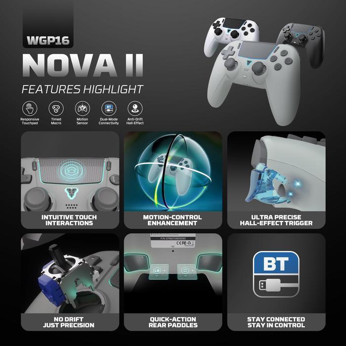 Diskon Fantech Wgp16 / Wgp-16 Nova Ii Gamepad Wireless Hall Effect Analog & Trigger Wireless