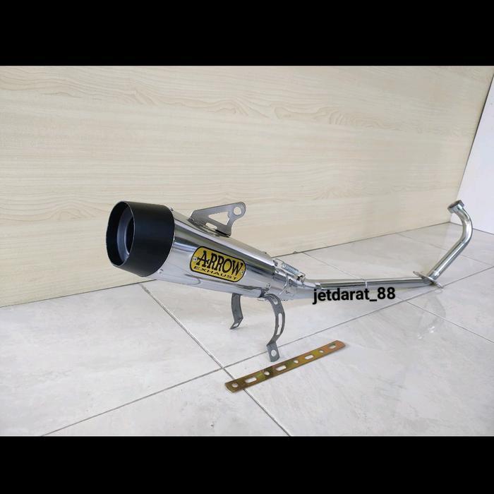 Knalpot Racing.Arrow.Untuk Motor Jupiter Mx Karbu Old.Jupiter Mx New/Satria Fu Karbu Old.Satria Fu