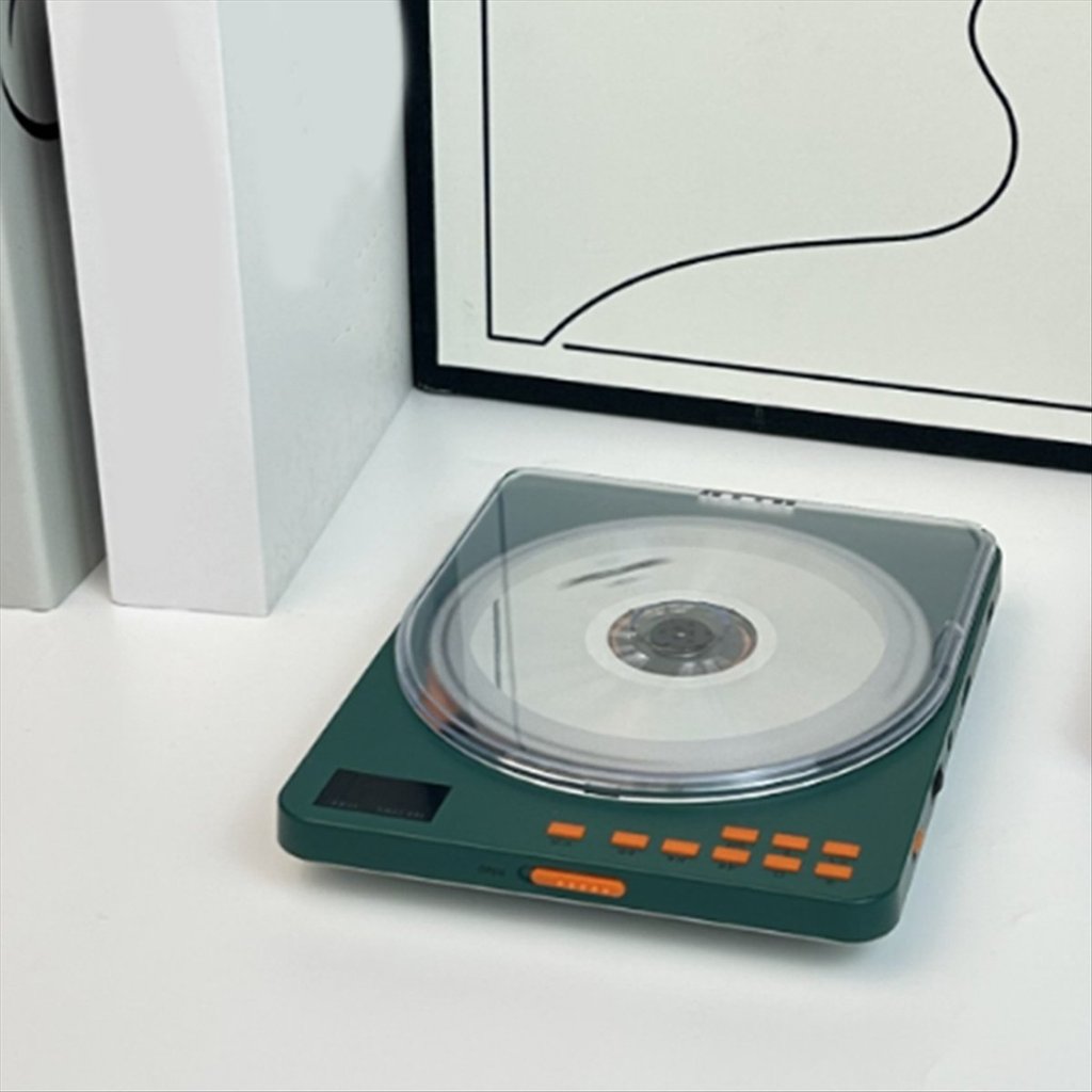 GIFT IDEATRANSPARENT CD PLAYER PORTABLE ENGLISH LEARNING REPEATER CD DISC ALBUM MP3 PLAYER MUSIC CD
