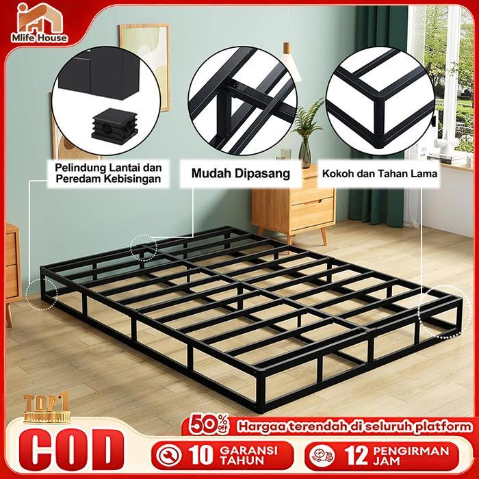 COD Divan Besi / Dipan / Tempat Tidur Besi/Ranjang Besi Industrial /Ranjang Tidur/Ranjang Besi