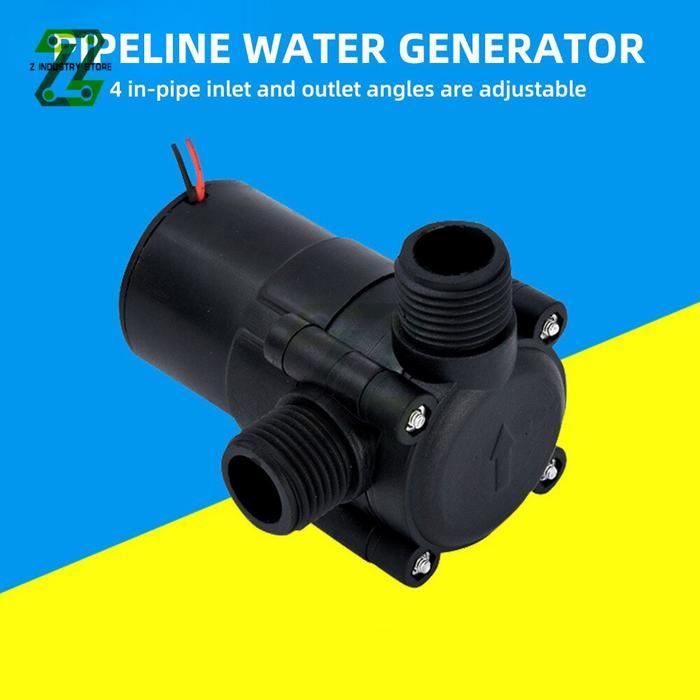 Kimostore22 // F40 Micro Hydro Generator Listrik Mikrohidro Tenaga Air 0-18V Dc 260Ma Terbaru