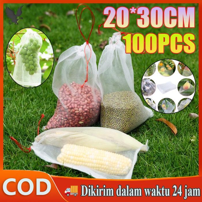 50/100Pcs 20*30Cm Fruit Cover/Pembungkus Buah/Fruit Cover Anti Serangga/Fruit Cover Net Jaring