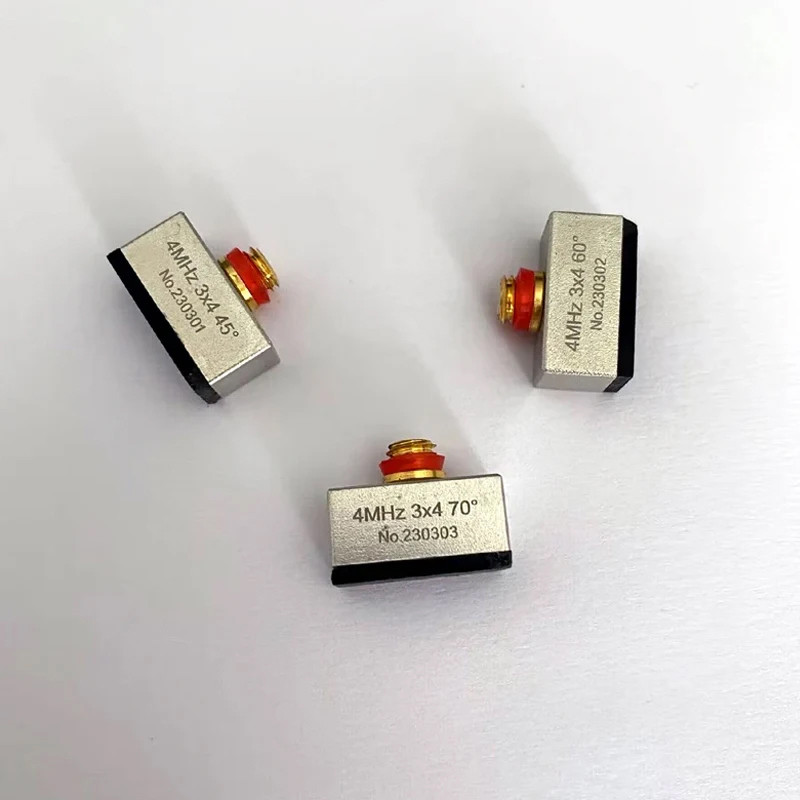 4MHz 5MHz 34 Angle Beam Probe Transducer UT Shear Wave Probe for NDT Ultrasonic Weld Crack