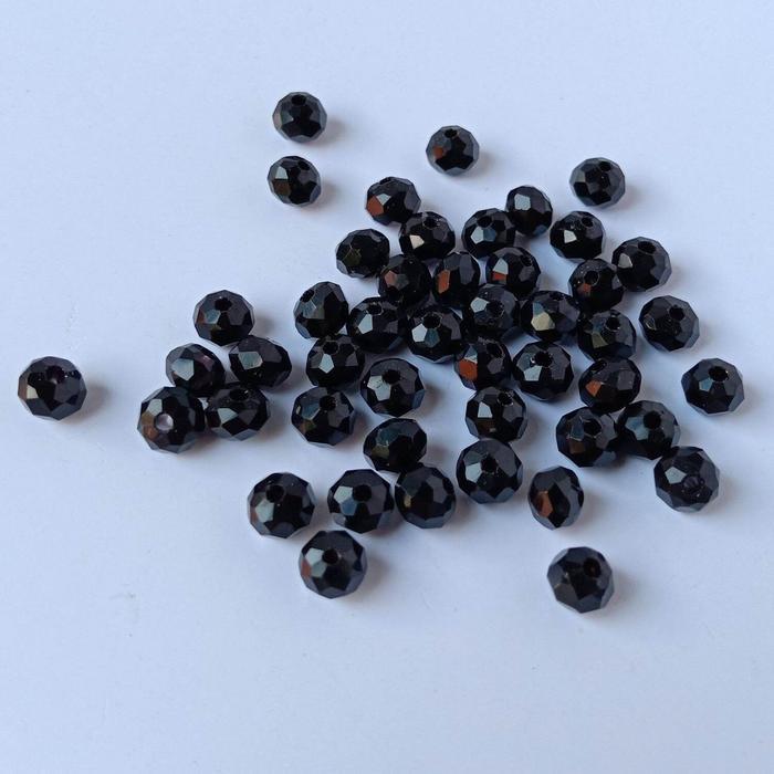 SALE kristal ceko bulat manik payet kristal beads ukuran 4 mm per 50 pcs crystal manik tempel
