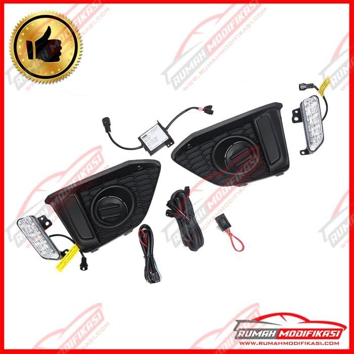 Ready DRL - HONDA JAZZ GK 2014-2016 - LED - ESUSE - COVER FOG LAMP