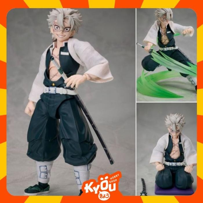 Siap Kirim BUZZmod. Action Fure 1/12 Shinazugawa Sanemi - Kimetsu no Yaiba