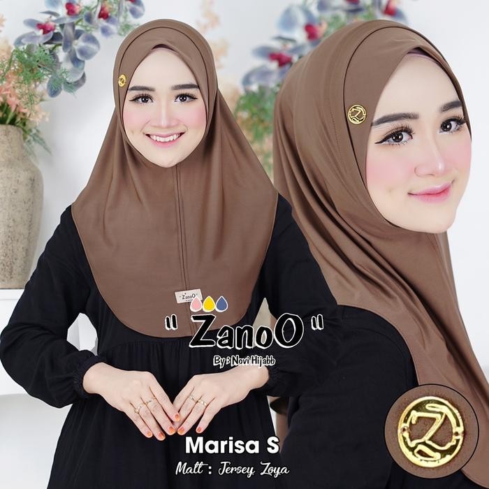 Sedia ZanoO - MARISA SIZE S - HIJAB INSTAN TERBARU MINI BERGO BY ZANOO