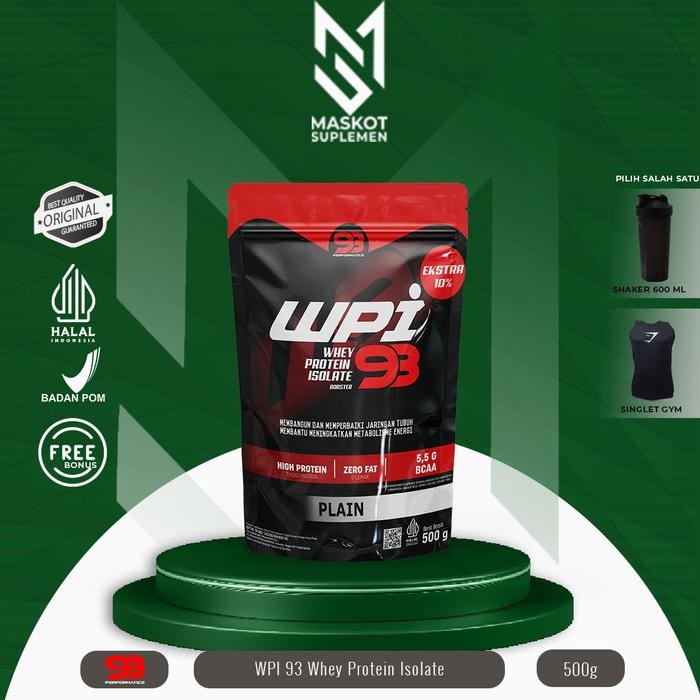 Whey Protein Isolate 20kg 93 WPI 93 Performance susu gym