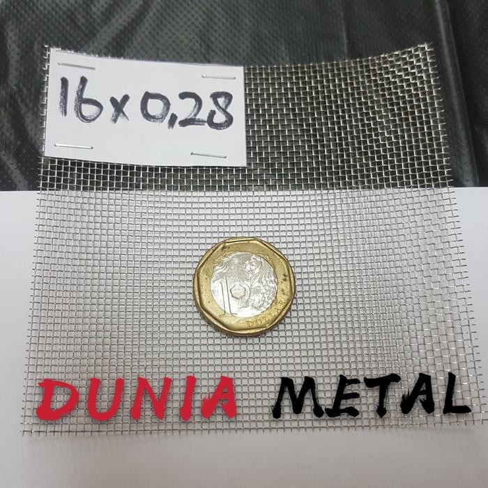 Wire mesh Stainless Steel 304 Mesh 16 x 0.29 Kawat Nyamuk