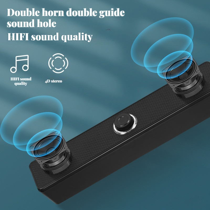 Home Theater Sound System Bluetooth Speaker 4D Surround Soundbar Computer Speaker For TV Soundbar Bo