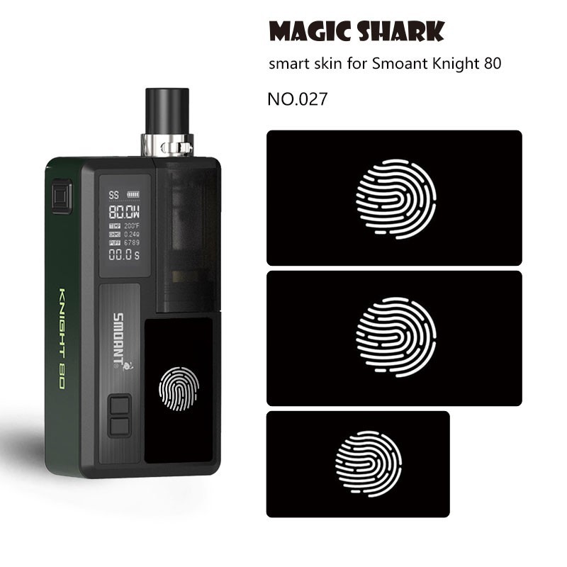 Fashion Leaf Fingerprint Flower Butterfly Cute PVC Sticker for Smoant Knight80 Film Skin for Knight 