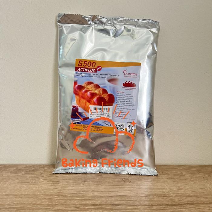 Puratos S500 Acti-Plus 500Gr/Bread Improver/Pengembang Roti Actiplus