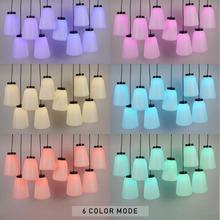 %%%%] Lampu Hias Gantung Minimalis Warna Warni Colourfull Lampion Led Lamp