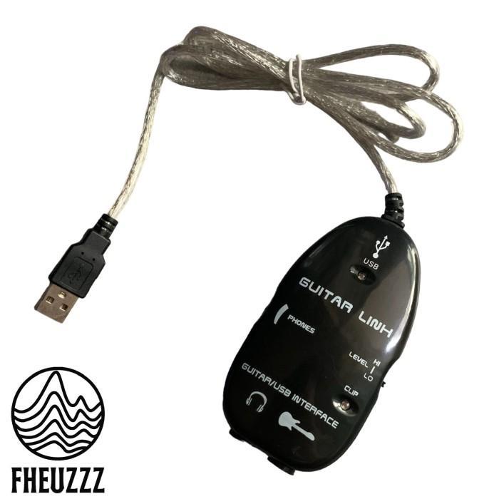 SALE USB Guitar Link Cable Soundcard Efek Gitar Audio Interface Guitar