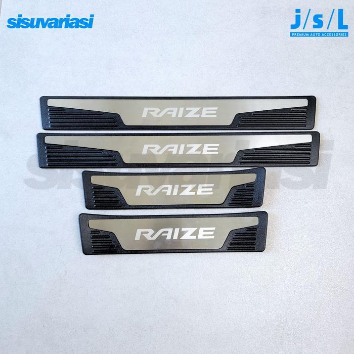 Sillplate Samping Toyota Raize Side Scuff Plate Aksesoris Mobil
