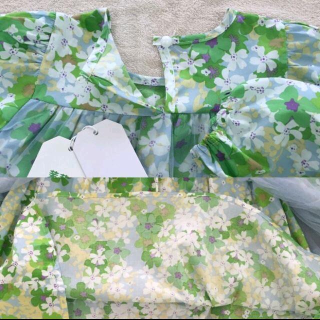 Gaun Tule Anak Impor Gaun Pesta Hijau Lengan Panjang Import Tutu Gliter Glitery Tinkerbell