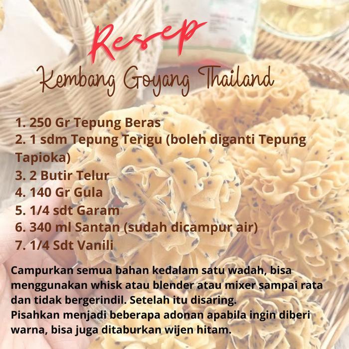 Cetakan Kembang Goyang Thailand Kembang Goyang Kuningan Cor Gratisongkir