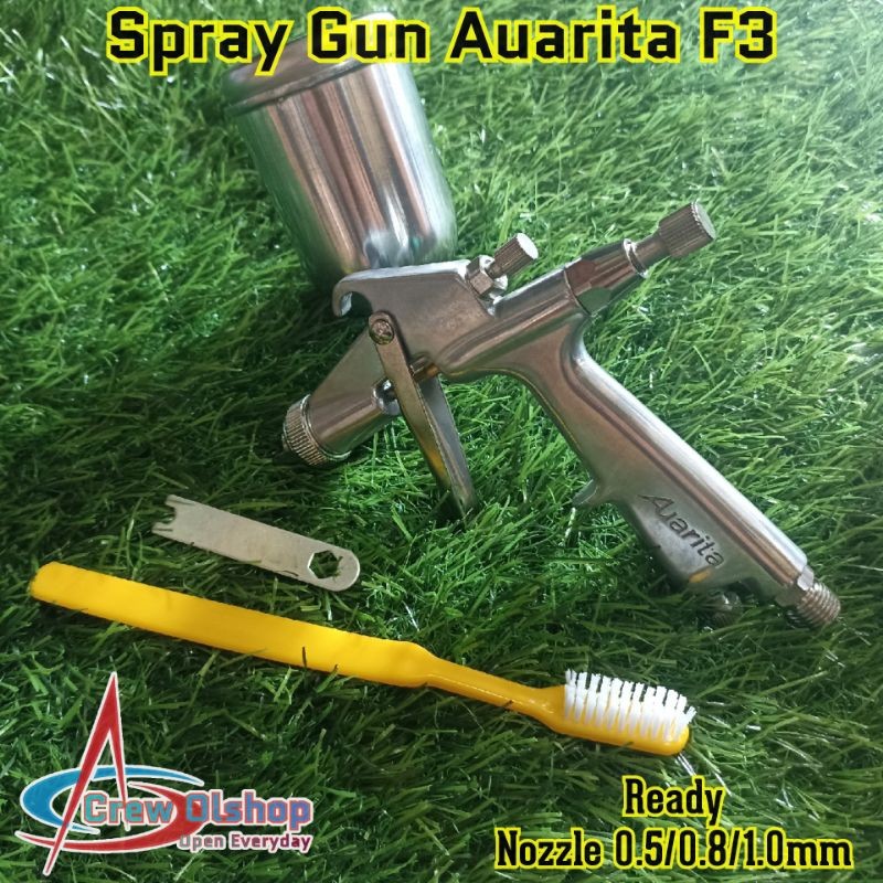 Spray Gun Auarita F3 Original - Excellent Atomization / Alat Semprot Cat Berkualitas