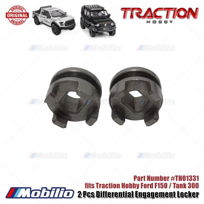 Traction Hobby Part #Th01331 2 Pcs Differential Engagement Locker Fits Rc Ford F150 / Tank300 1/8