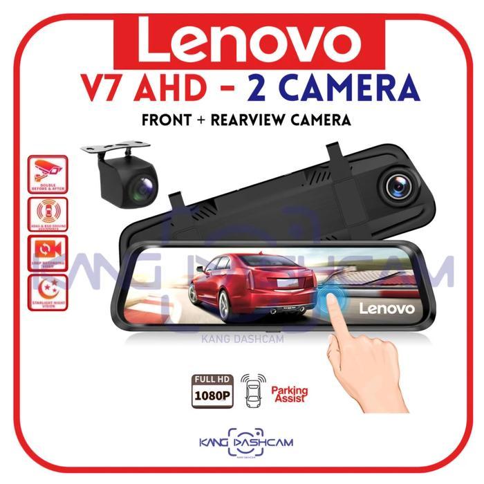 Lenovo V7 AHD Dual Camera Dashcam Car DVR Camera Mobil