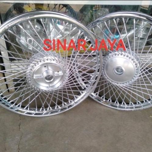 Velg Jari Seribu Suzuki Rc80 Rc100 Tornado Crystal 110, Smash Shogun