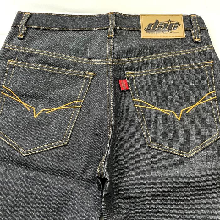 awvn- Denim Selvedge/Denim Selvedge Accent 15Oz/Celana Denim/Denim Selvedge Black Indigo
