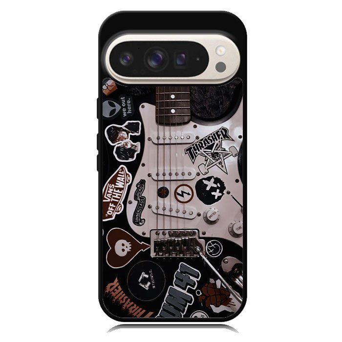 Sticker-Bomb Strat Thrasher x Vans CN0130 Casing Custom Google Pixel 10 9 8 7 6 5 4 3 Pro XL 9A 8A 7