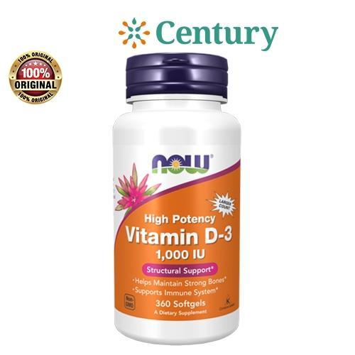 761c- Now Vitamin D-3 1000 Iu Isi 360`Soft Gel / Vitamin D3 / Multivitamin