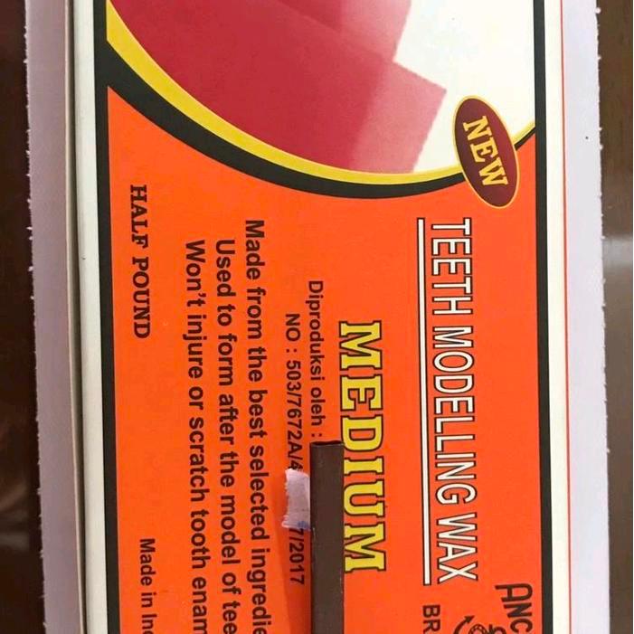 g57e- Dental Modelling Wax Malam Merah Malam Model Anchor