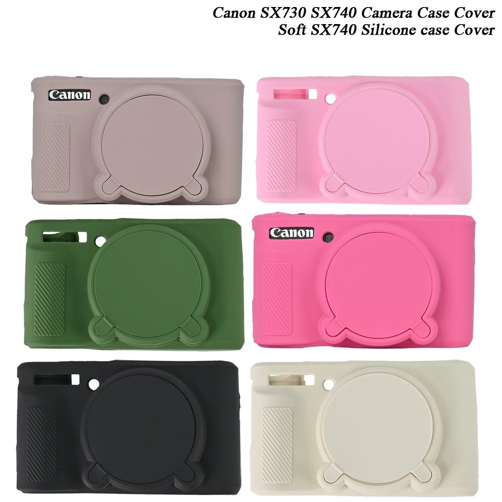 Soft SX740 silicone Case Camera Bag Skin For Canon PowerShot SX730 SX740 SX740HS Rubber Camera case