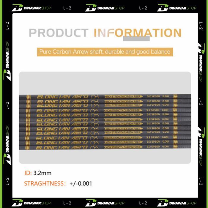 qzy1- Arrow Full Carbon Ian Aero 3.2Mm Spine 800