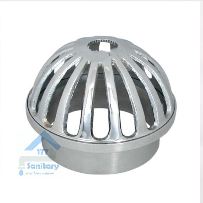 Roof Drain 3 inch kuningan- saringan got talang Hujan Floor drain