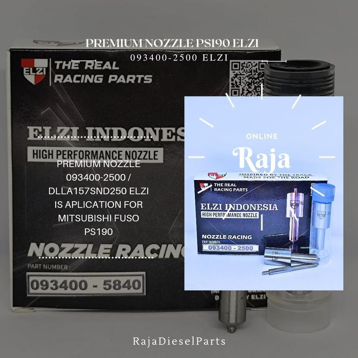 Baru (New) Elzi Premium Nozzle 093400-2500 / Dlla157Snd250 Nozzle Mitsubishi Fuso Ps190 6D16 Snd250