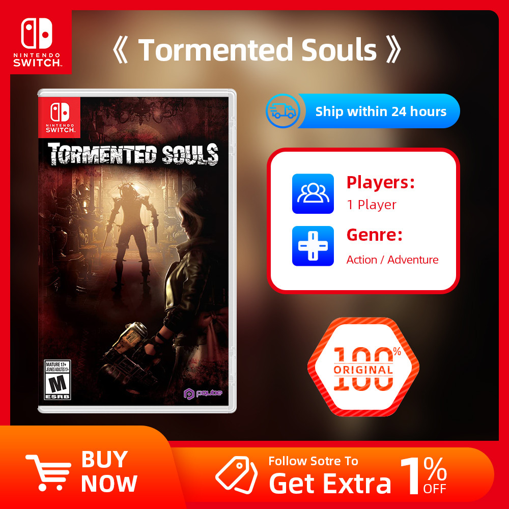 Switch Game Deals - Tormented Souls - for Switch OLED Switch Lite Switch Game Card