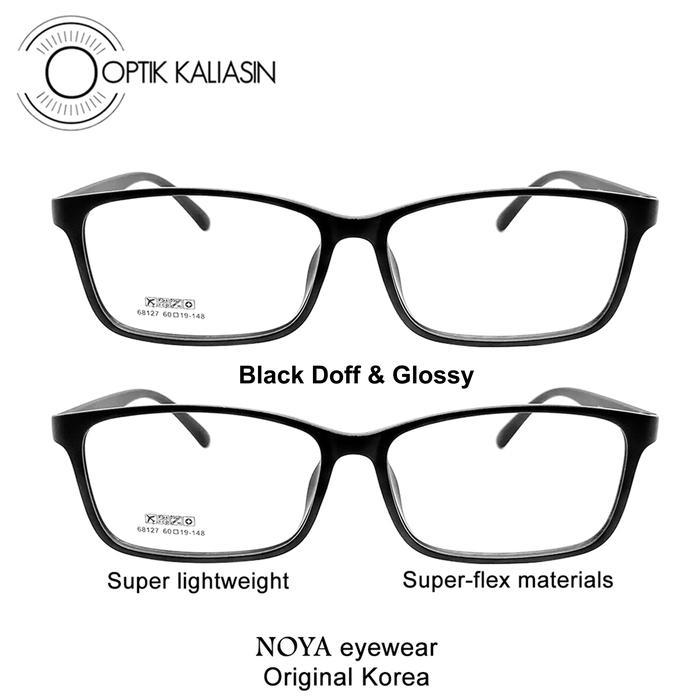 OPTIK KALIASIN - FRAME KACAMATA PRIA WANITA KOTAK LENTUR FULL FRAME LEBAR BIG SIZE NOYA