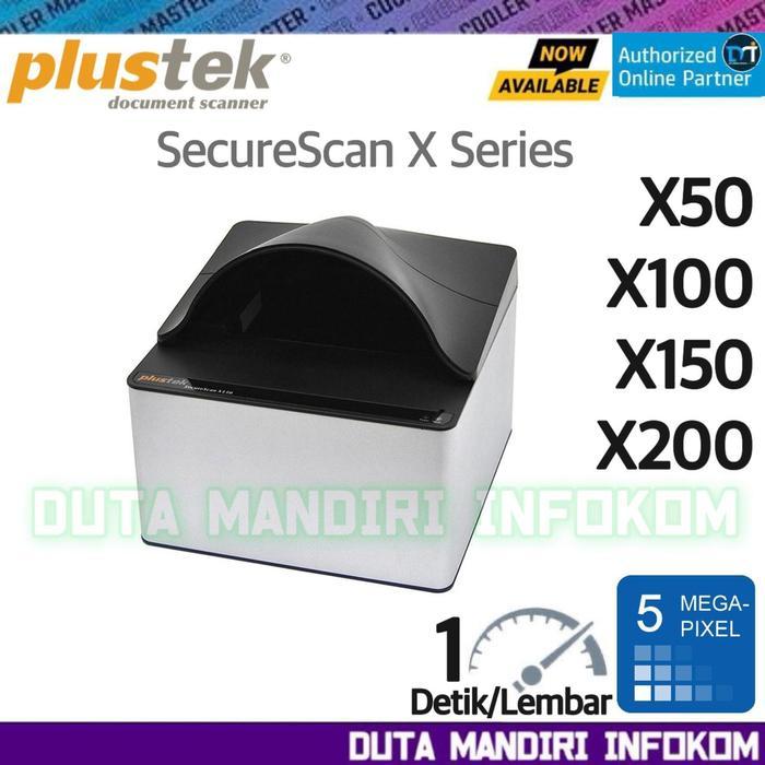PLUSTEK SecureScan X50 X100 X150 X200 - Scanner Passport with 5 Megapixel Optical Resolution