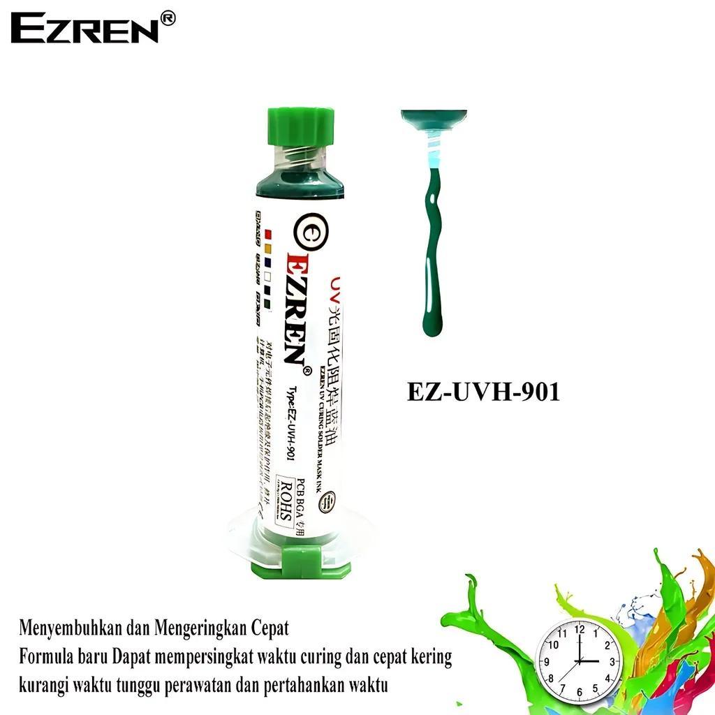 Ezren EZ-0436 UV Solder Mask PCB Hijau Cat Pelapis PCB UV Curable