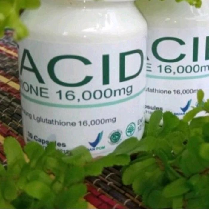Glutacid pemutih badan whitening 16000mg